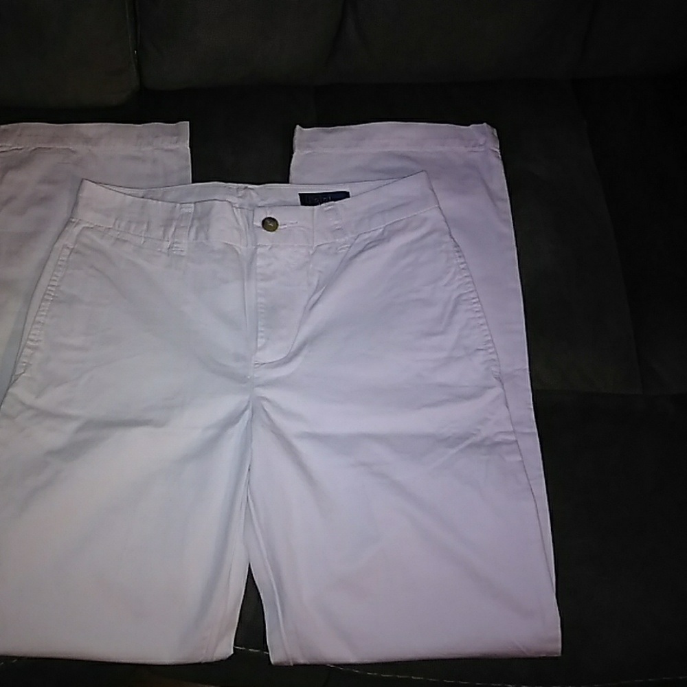 White Polo Cotton pants